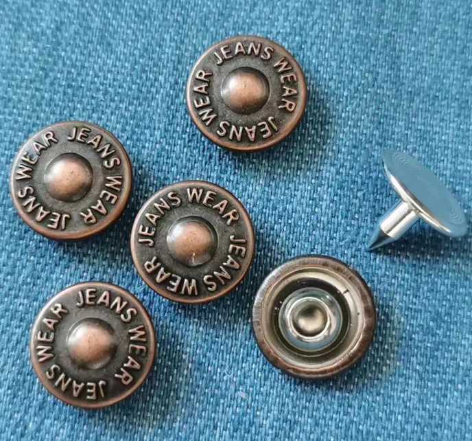 Metal Jeans rivet for pant