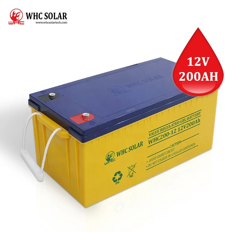 WHC Solar storage battery 12V 24V100AH 500AH 1000AH 2000AH gel battery lead acid batteries price