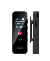 Mini rectangular simple voice recorder one button multi control clear sound quality telephone recording long distance recorder