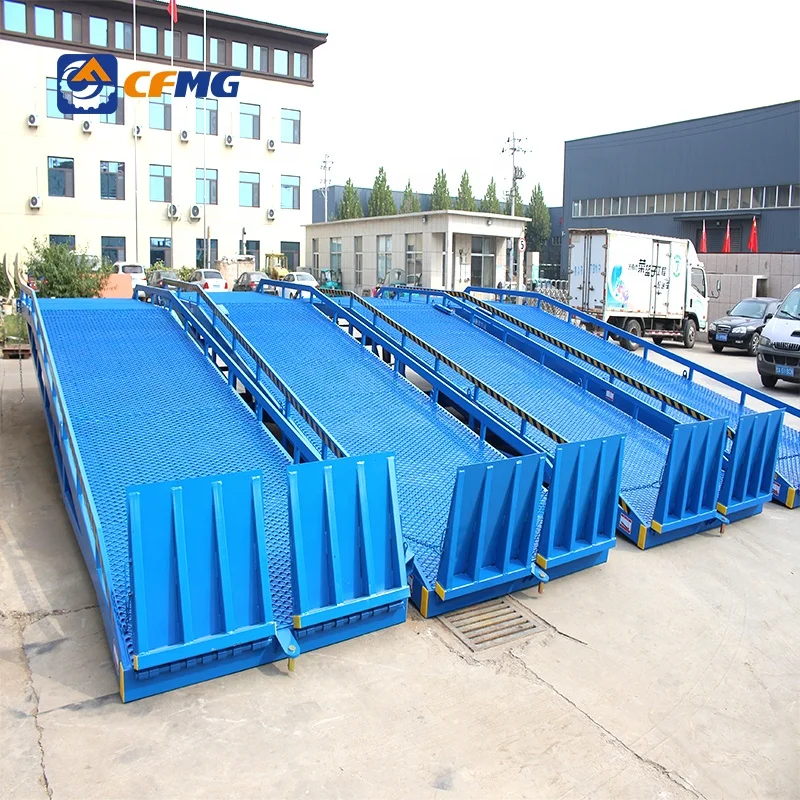 15T board dock leveler hydraulic container leveler container ramp for forklift