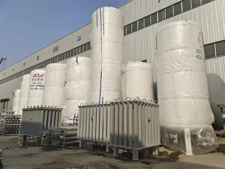 Filling Station Ambient Air Vaporizer For Liquid Oxygen Nitrogen Argon