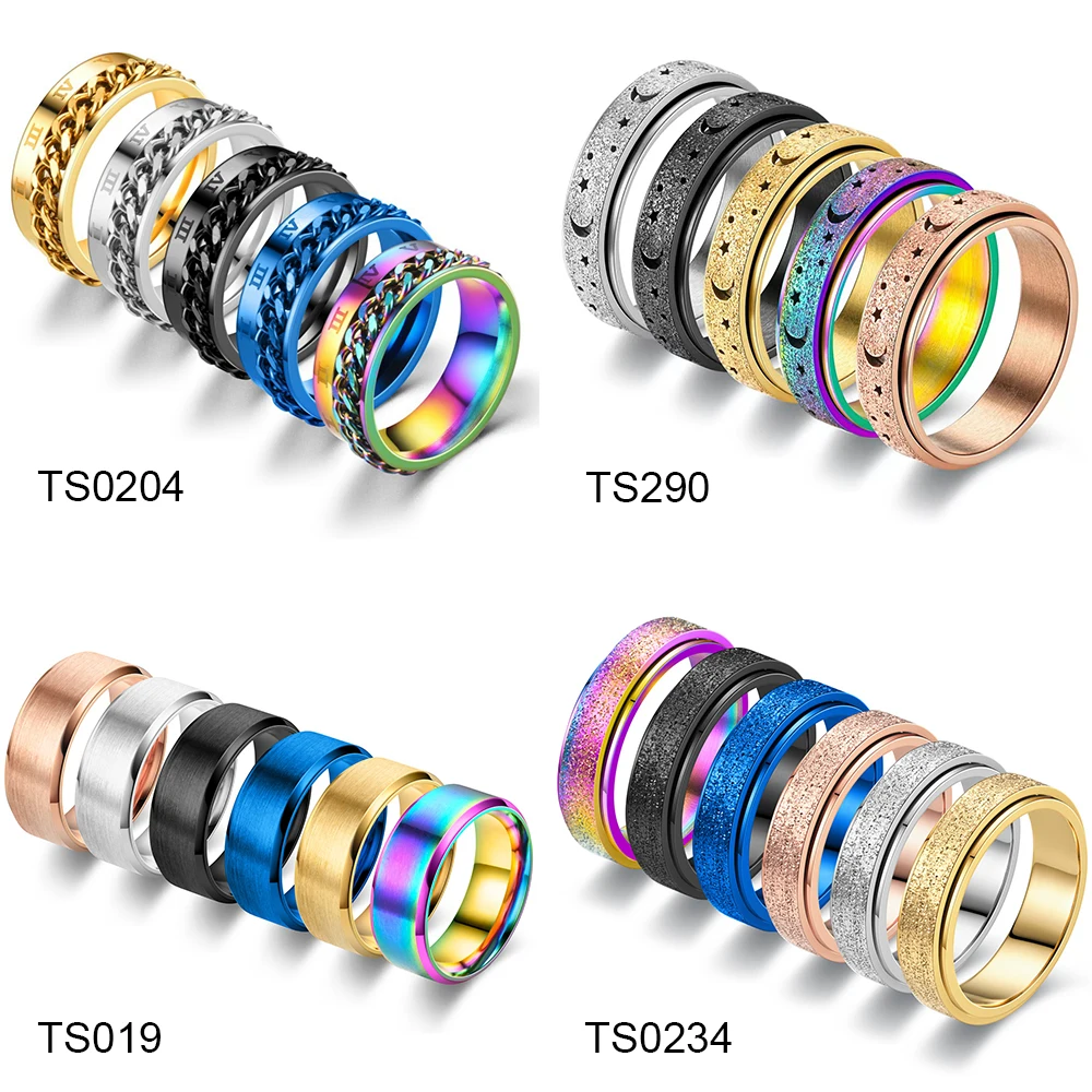 Мужское кольцо из титановой стали