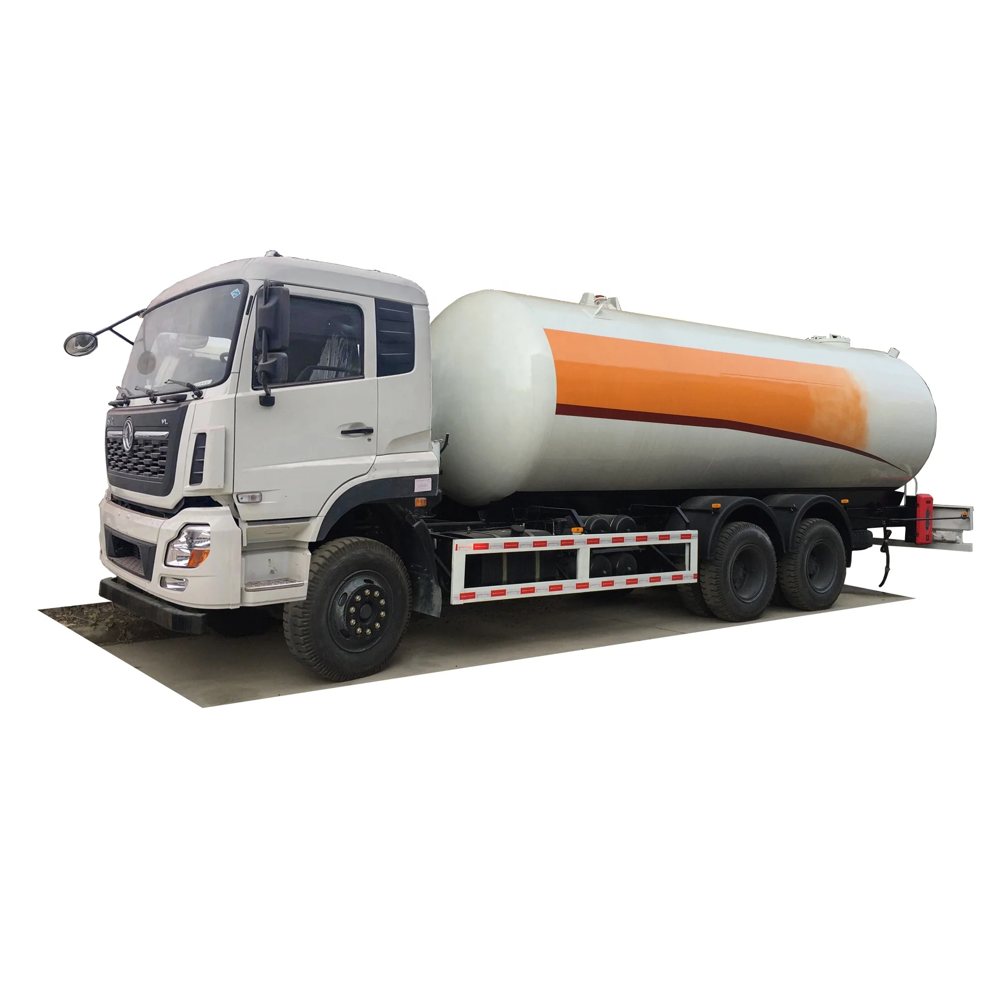 Dongfeng gas cylinder delivery truck designed 25000 liter LPG gas transport cargo truck