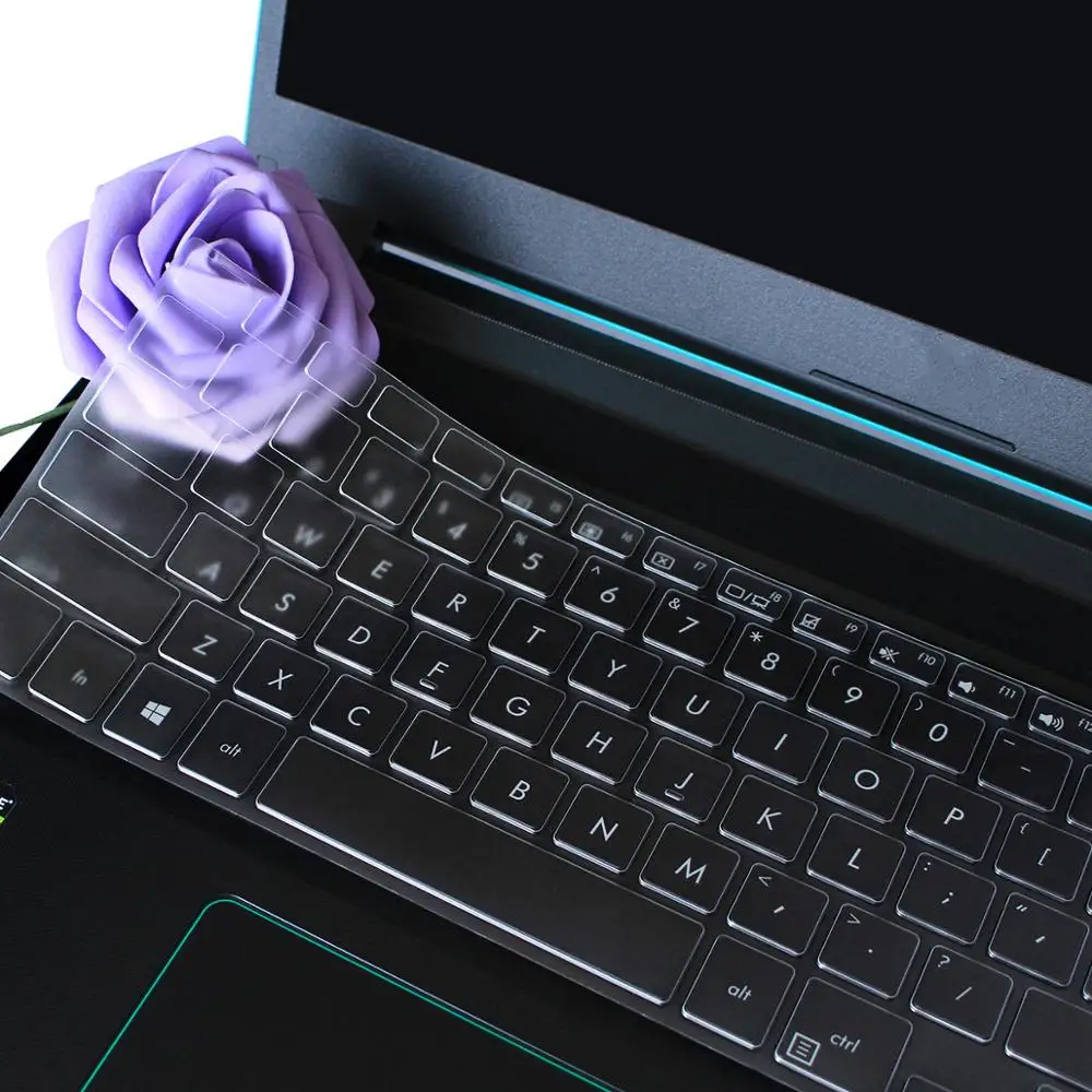 Ультратонкий чехол из ТПУ с прозрачной клавиатурой для macbook
