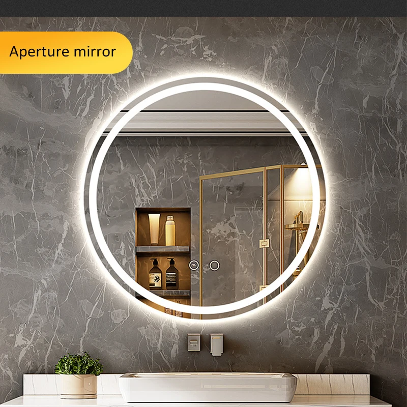 Multifunctional luxurious  customizable touch screen  waterproof Bluetooth voice function  intelligent LED bathroom mirror