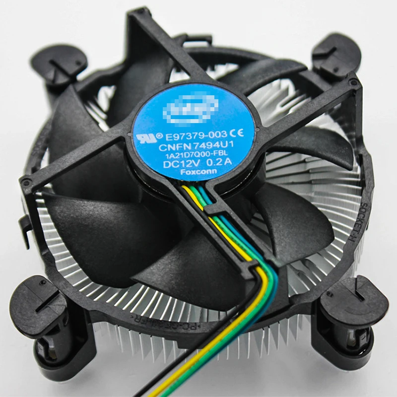 Hot sale  for computer processors heatsink with Dc cpu rgb cooler processor fan 1151 1150 1155 1156