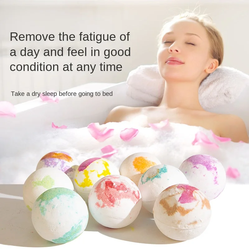 Oem 2022 New Design Best Selling Top Quality Manufacturer Dried Petals Fragrance Scented Bath Bombs Press Machine Salt Ball