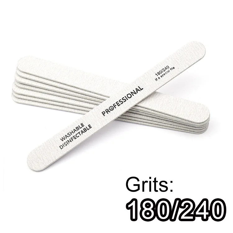 100/180 180/240 Профессиональный 1 шт. изготовленные на заказ пилочка для ногтей 500 шт аксессуары для ногтей искусство маникюра ногтей инструменты для салона красоты