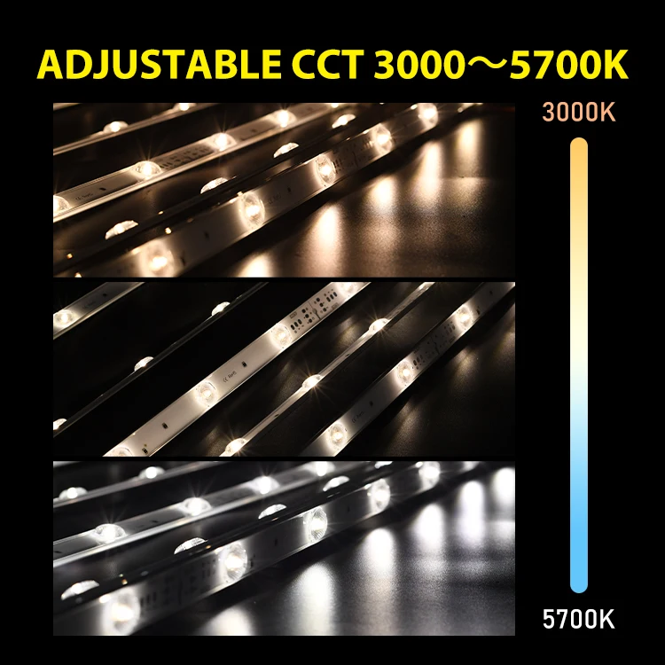 DC24V SMD3030 водонепроницаемый диффузный Новый CCT свет бар подсветка Внутреннее освещение для натяжного потолочного решения