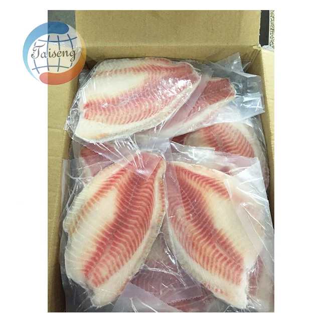 HACCP & BAP Approved IVP Frozen IQF Tilapia Fillet WIthin Skinless & Boneless Fillet CO Treated Fillet