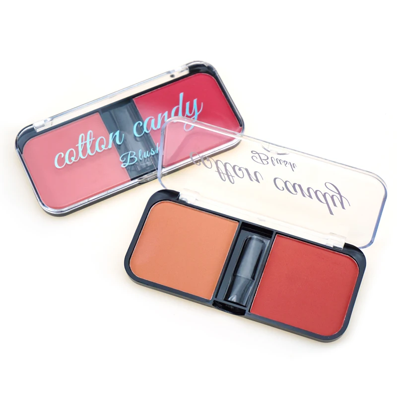 Лидер продаж, OEM, 2 цвета, набор румян для макияжа лица, долговечные Румяна частной марки