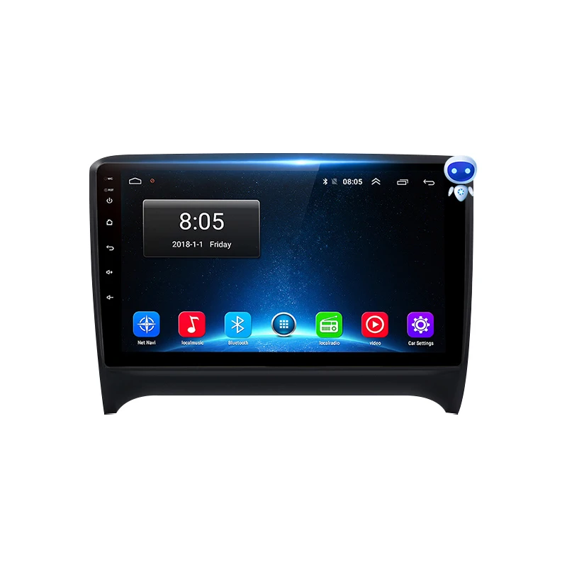 4G Android 10.0 WIF 4G+64G Car Radio Multimedia Player dual cam ADAS TPMS For Audi TT MK2 2006 - 2014 GPS Navigation no 2din dvd