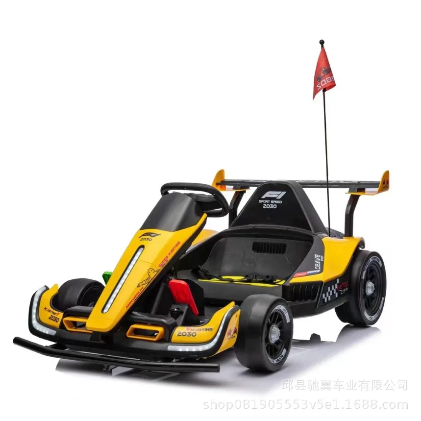 360 degree drifting 24V 10A battery dual drive electric go kart high speed drifting ride on car 24V electric go kart