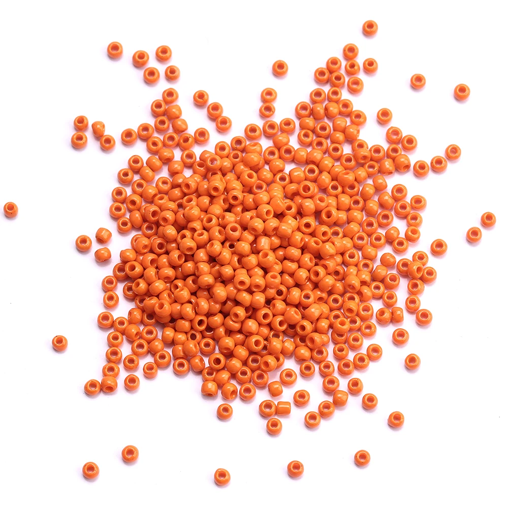 Wholesale High Quality Opaque 2mm 3mm 4mm Glass Seed Beads 450g/bag Size 6/0 8/0 11/0 12/0 15/0 Waist Beads For Jewelry Making