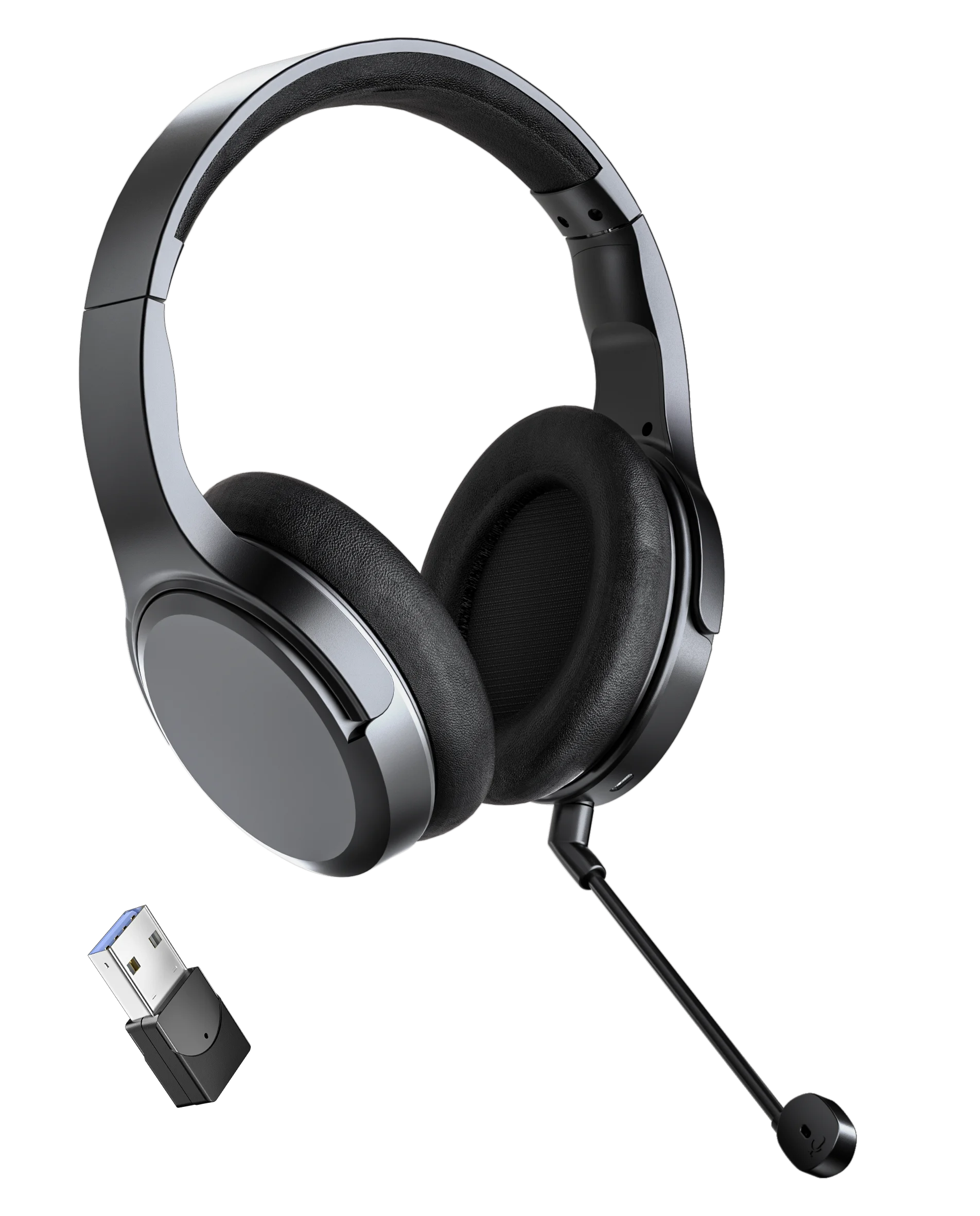 ZFX Adaptive Design Headband 2.4G Office Headset with Pluggable Microphone HIFI sound