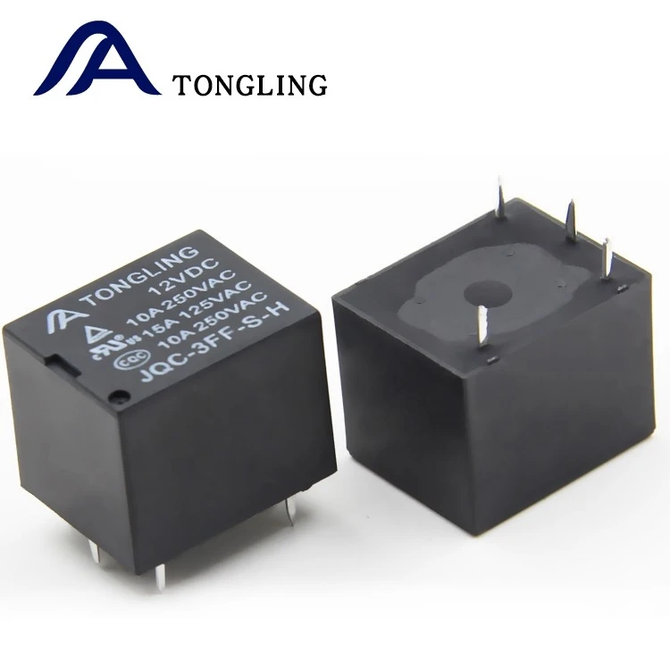 JQC-3F T73 5PIN SPDT 5V 6V 9V 12V 24V 10A Suger Cube Small Electromagnetic Relay