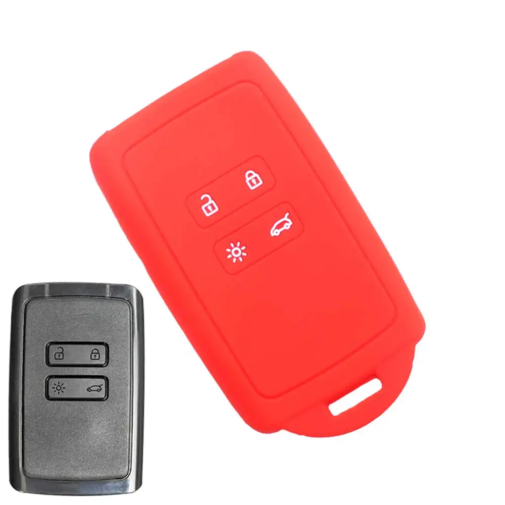 Silicone Car Key Case for Renault Kadjar Koleos Clio Scenic Megane Duster Sandero Captur Twingo