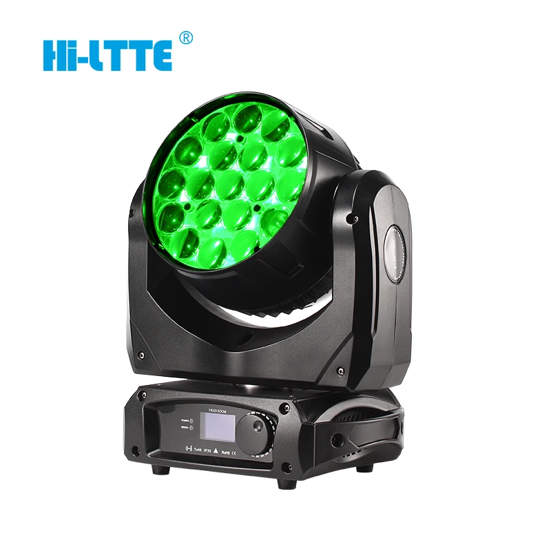 19*40W LED Aura Zoom Wash Moving Head Light Stage Beam Lights Wedding DJ Events
