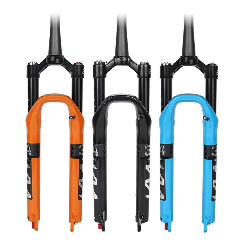 TOSEEK KN34 26/27.5/ 29er Inch Mountain Bicycle Air Suspension Fork Magnesium Alloy MTB Front Fork Bike Accessories
