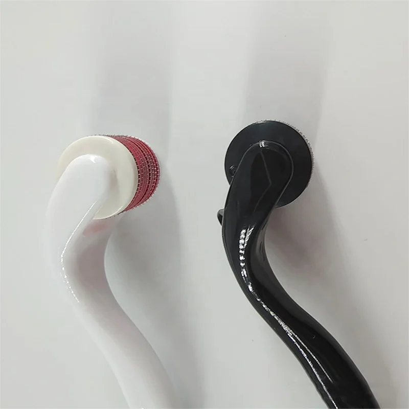 Portable 540 Micro Needles Mesotherapy Derma Roller Customize Logo Beauty Skin Face Roller Body Massage Facial Roller