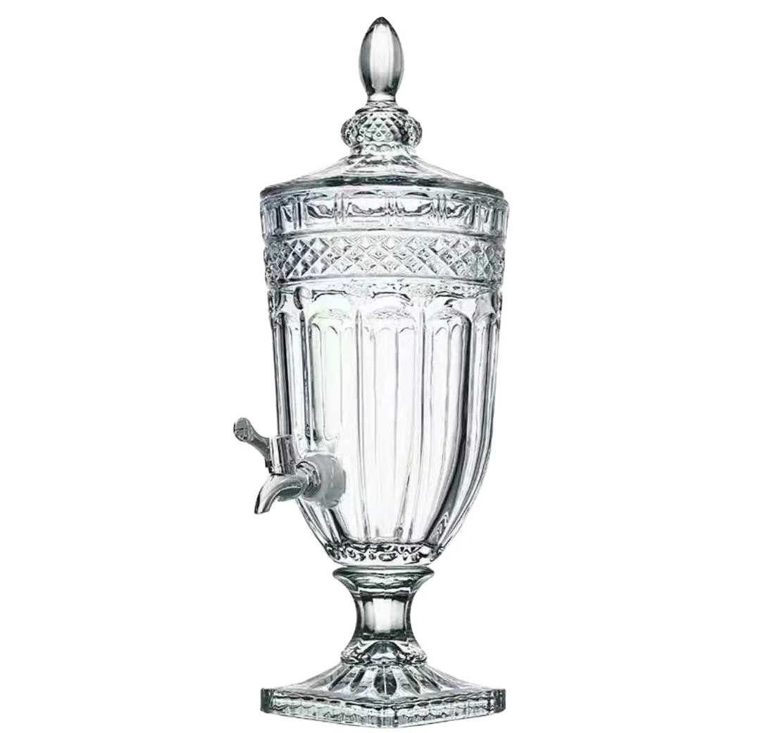 3000 мл хрустальный стеклянный диспенсер для напитков со стеклянной крышкой для свадебной вечеринки
