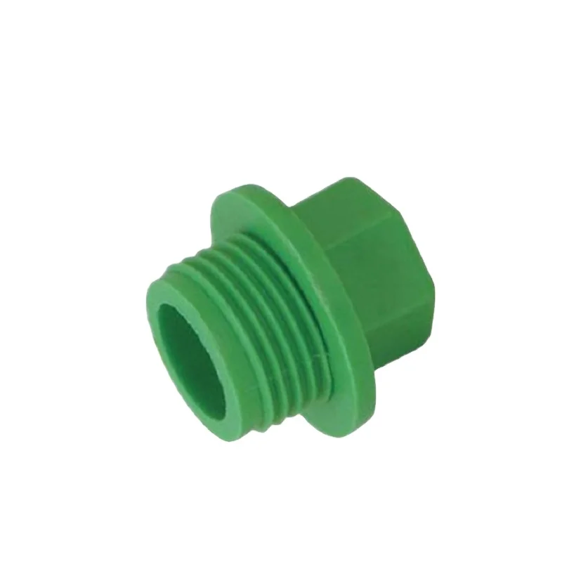 China factory direct supply ppr pipe fittings ppr plug with O-ring without O-ring ppr end plug short plug