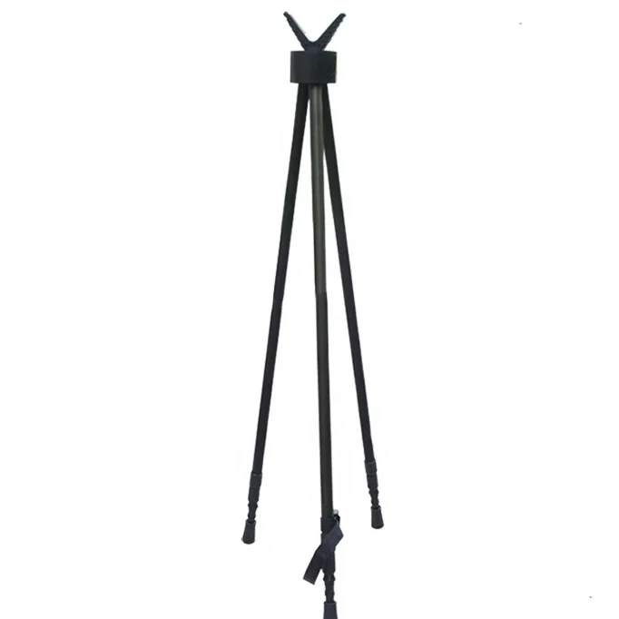 Rifle Tripod Hunting Stand Shooting Stick V Yoke with Aluminum Design