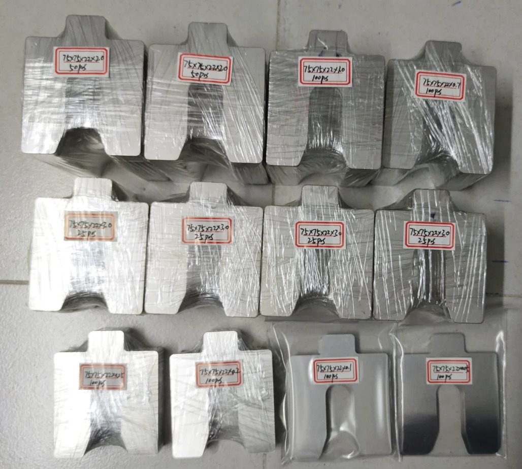standard stainless steel Calibrated plates shim with 50*50 to 200*200