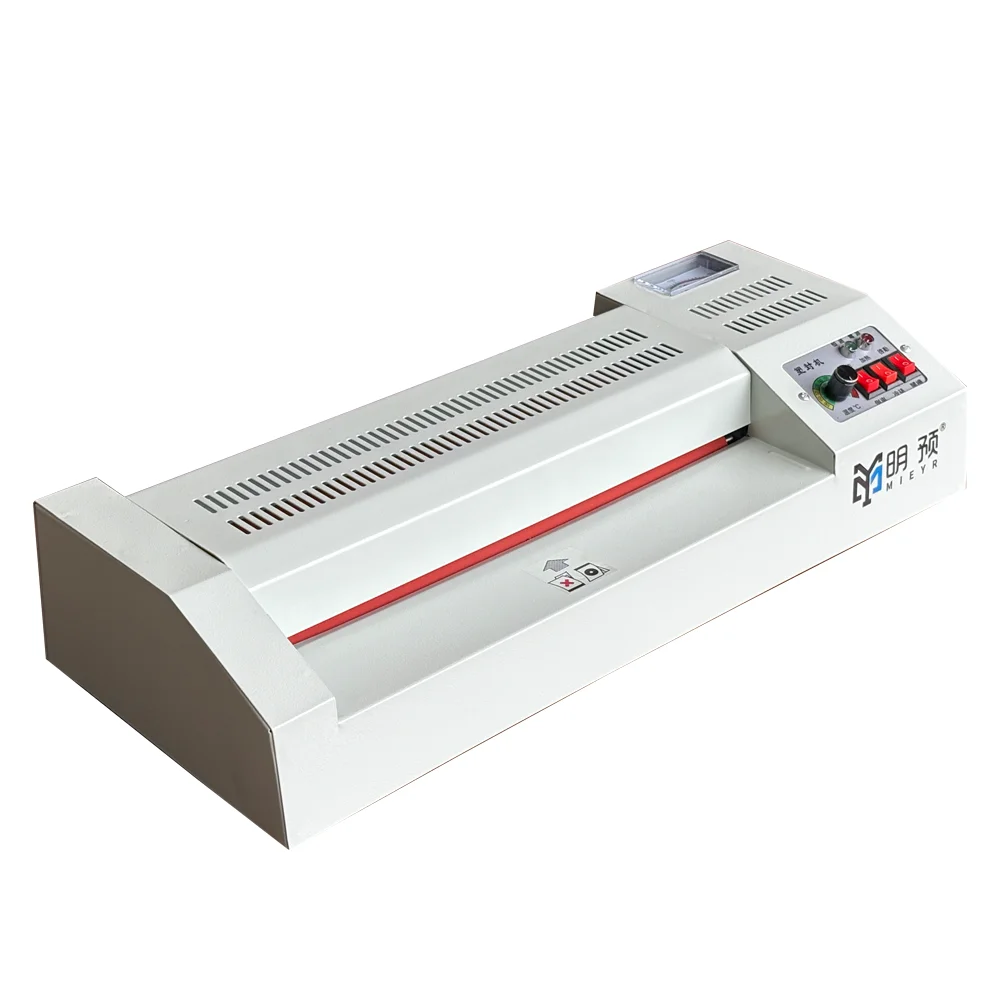 MY-320 Electric Paper Laminating Machine Dual Mode Hot & Cold Size Capable from A3 to A6 for Photos & Documents Protection