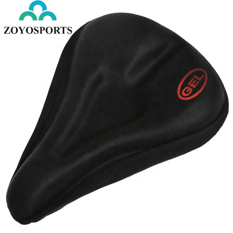 Professional Nylon & Gel Cycling Bike Bicycle Seat Saddle Cover Soft Cushion Ventilate Cycle Seat Pad Black New