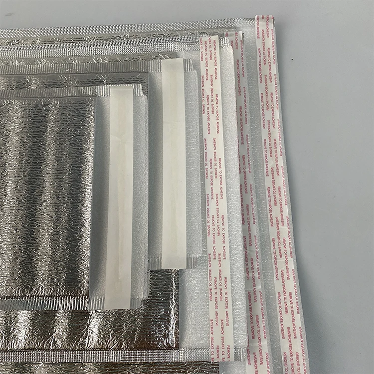 Custom  disposable Insulated Aluminium Foil Ice Cooler bag thermal  EPE Insulated bag