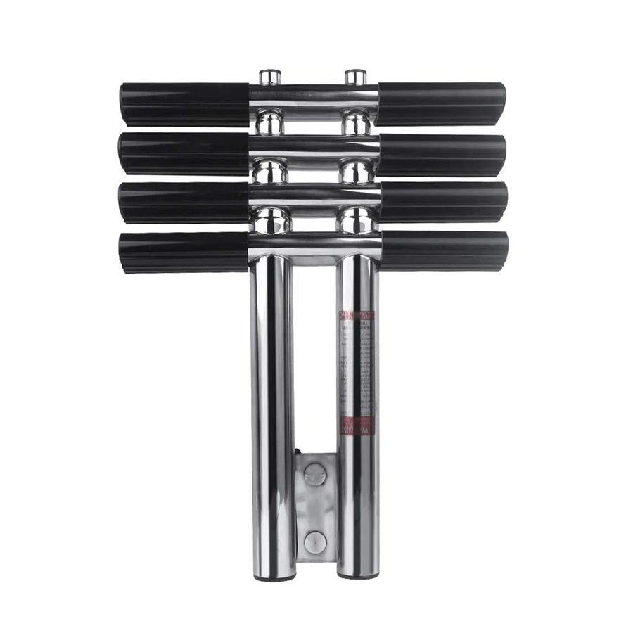 316 Stainless steel telescoping mirror polish new dive pontoon ladder for boat