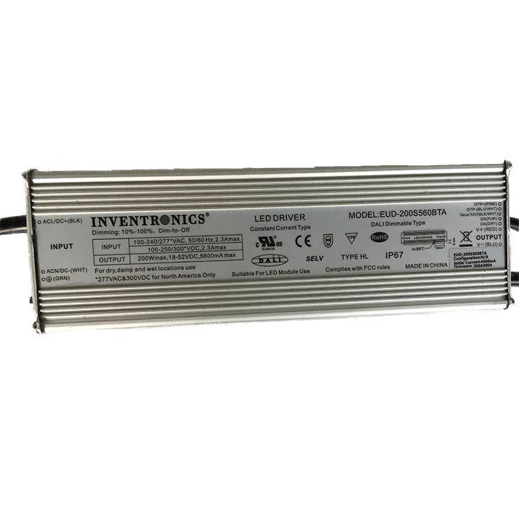 Inventronics dali 200w led dimmer driver power led driver 700ma 200w led dimmer driver