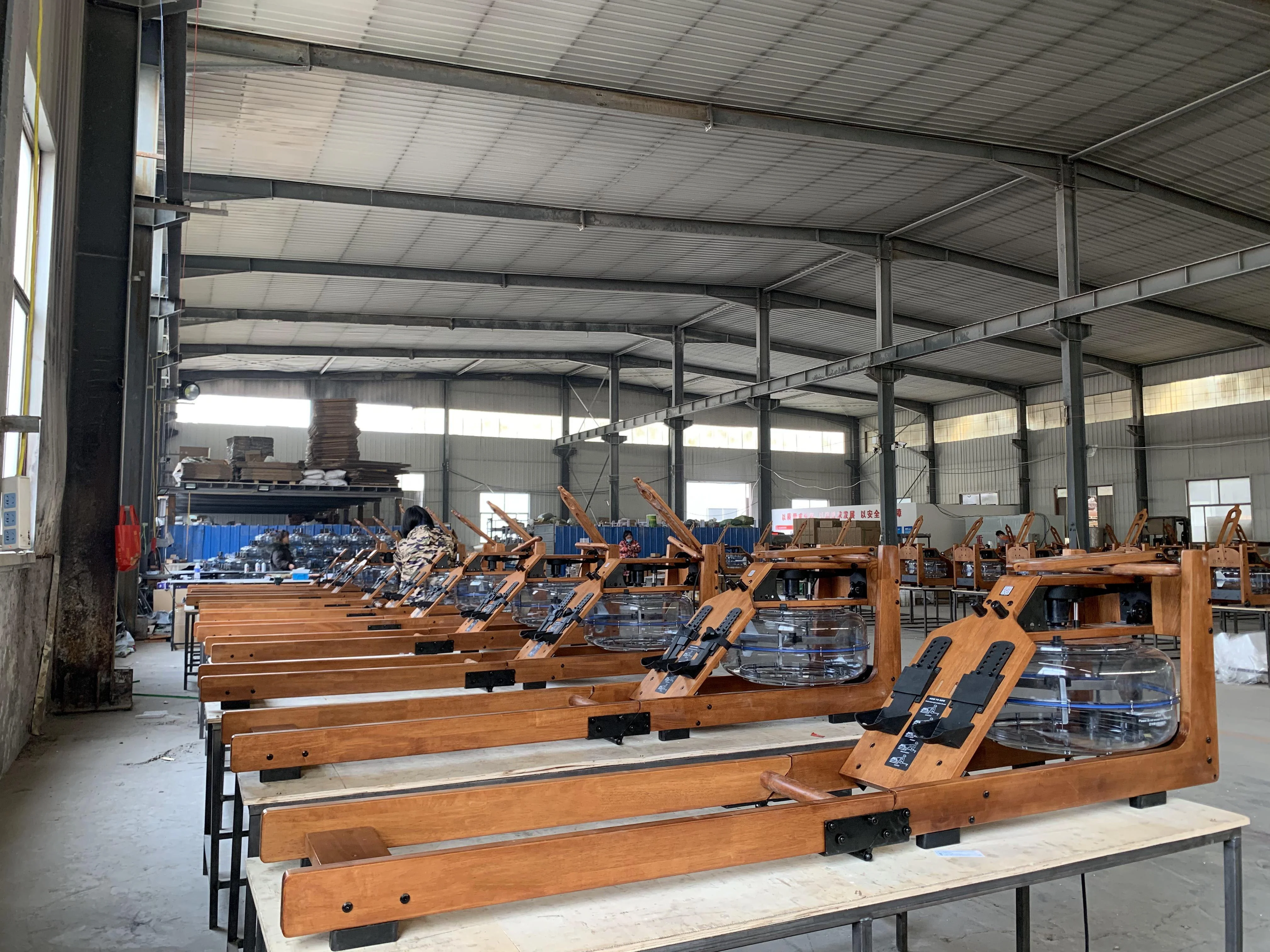 Custom Buy New Professional Multi Functional Training Rower Maquina De Remo Wooden Seated Water Rowing Machine Price