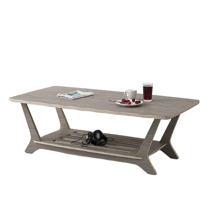 Wood Coffee Table Set Coffee Table Smart Luxury White Black Living Room Furniture Modern Wooden Minimalist