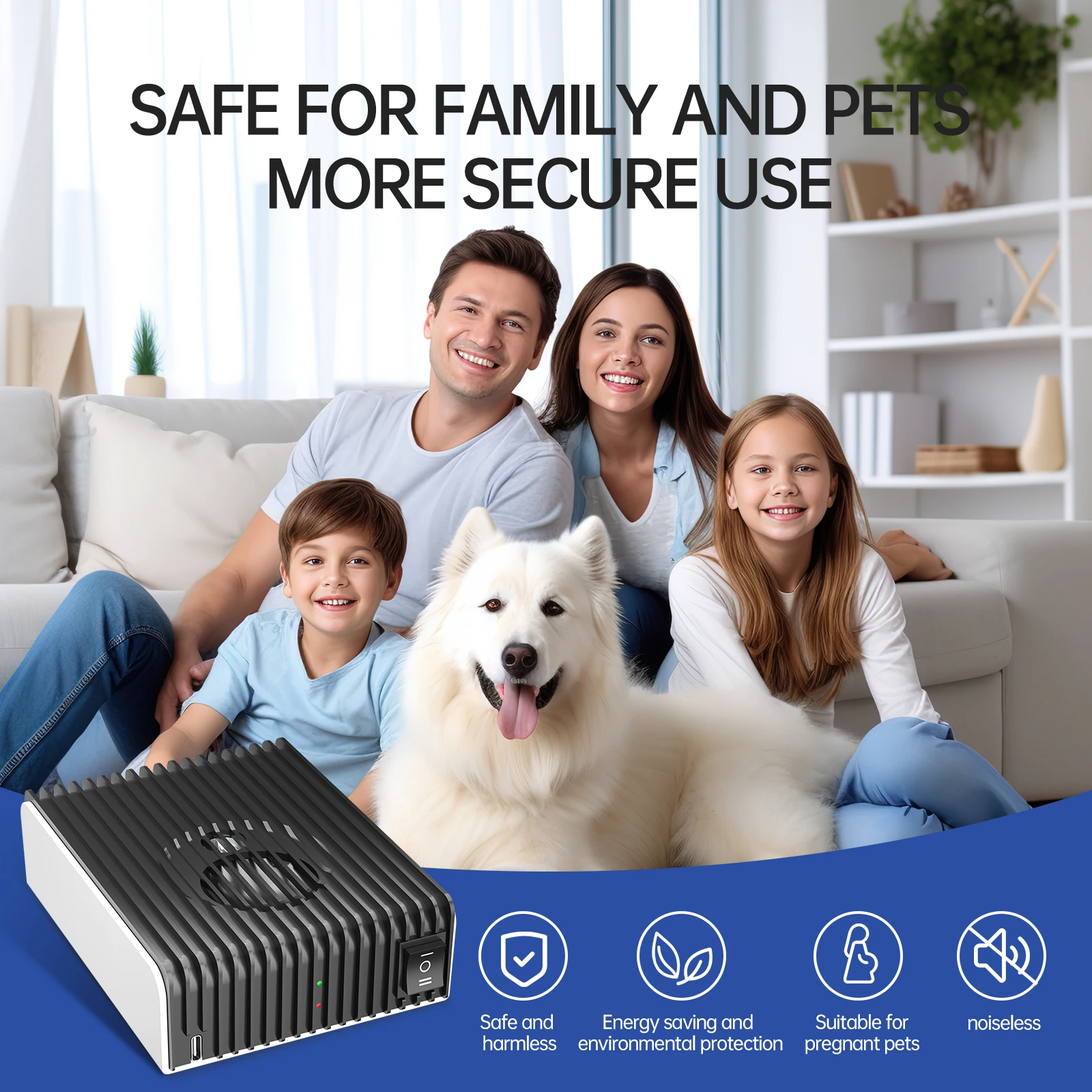 Hot sale newly Portable Rodent Repellent  Natural Pest Repeller with rechargeable battery mice repeller for outdoor use