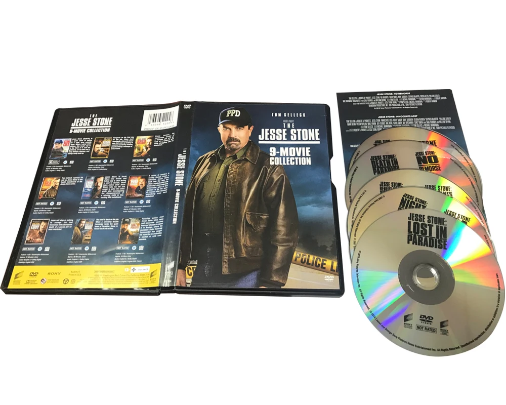 Jesse Stone 9-movie collection 5DVD discs wholesale dvd movies tv series Ama-zon eBay hot selling dvd titles factroy supply