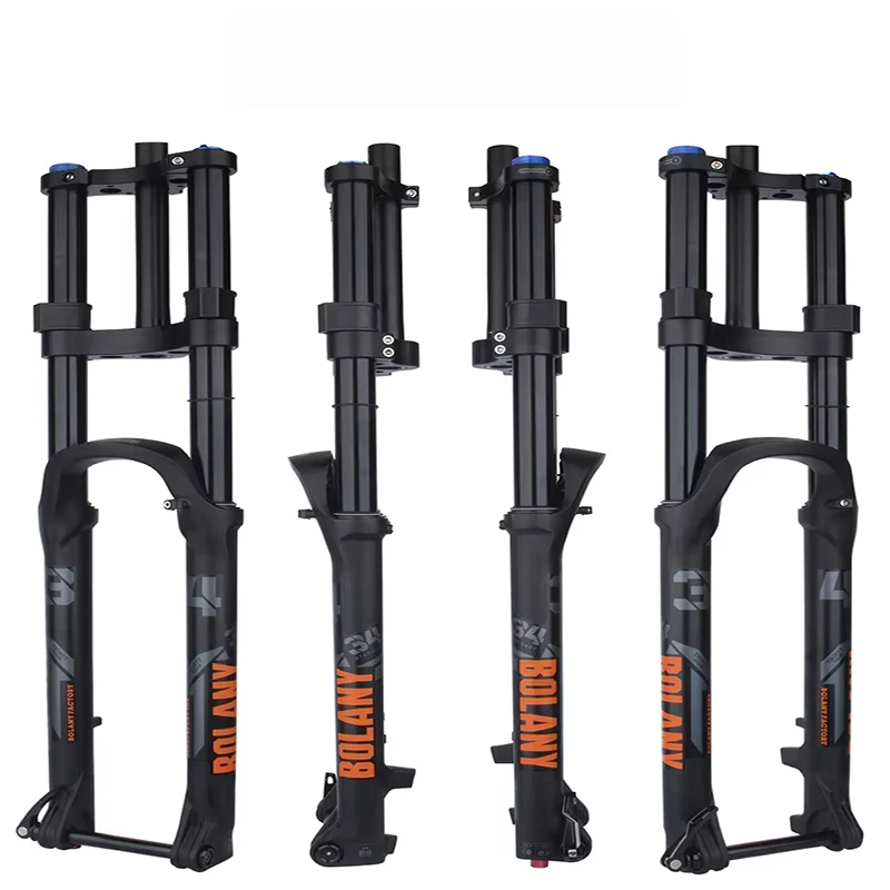 26 27.5 29 Inch Mountain Bike Double Crown Forks Thru Axle 15*110mm MTB Air Suspension Forks