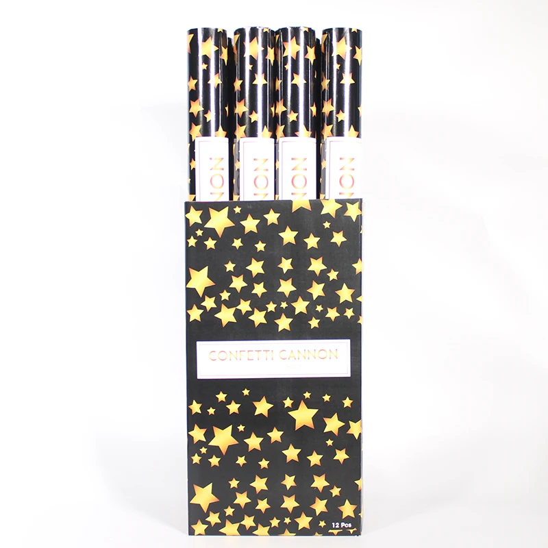 Party Supplies Mini Confetti Cannon 30cm Party Popper Handheld Wedding Confetti Cannon
