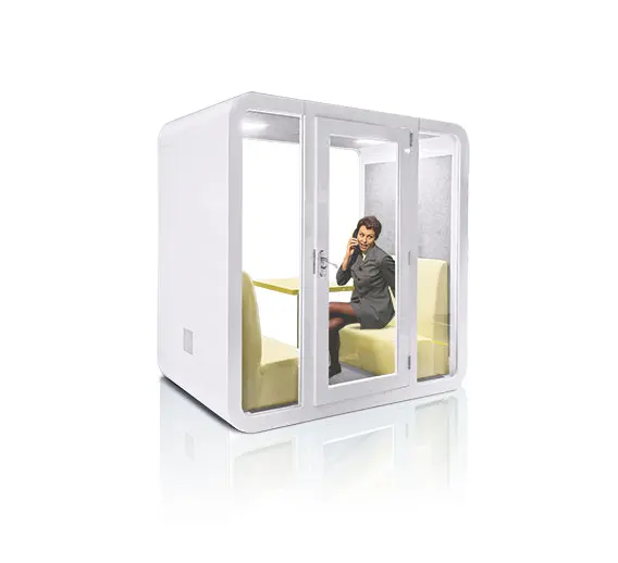 Hot Selling Portable 2 Seater Working Pod Soundproof Double Phones Booth