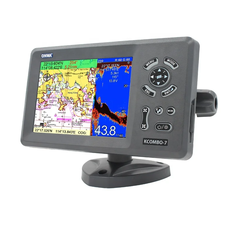 ONWA KCombo-7 7-дюймовый морской GPS-эхолот