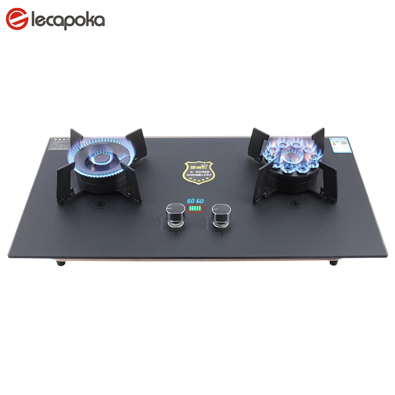 wholesale price tempered glass gas hob built in gas hob 2 burner