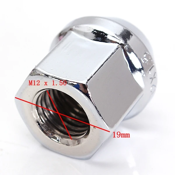 4pcs 19mm M12 x 1.5 Nuts Alloy Wheel for Ford /FIESTA /FOCUS KA /MONDEO /C-MAX 1988-2014