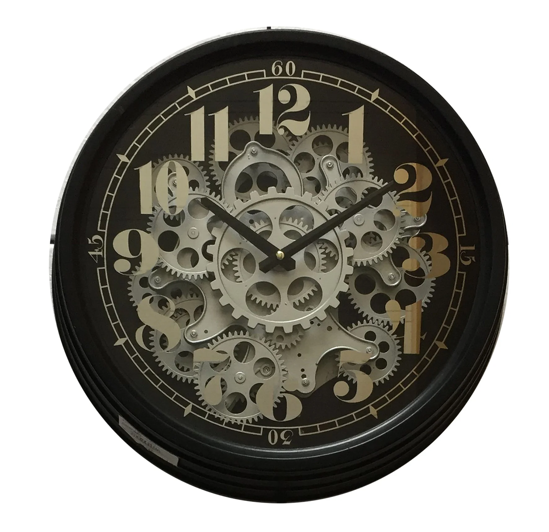 Китайские большие Заводские часы по хорошей цене, шестеренки, движущиеся дизайнерские настенные часы для дома, Индивидуальные Ретро часы