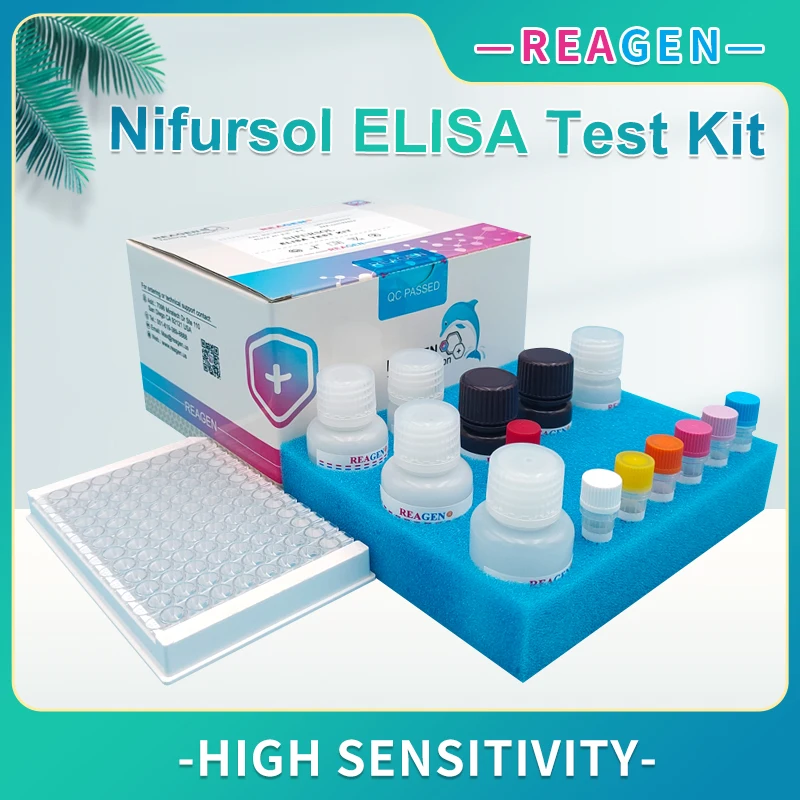 Тестовые наборы REAGEN Elisa nifursol 96 колодцев для контроля безопасности пищевых продуктов