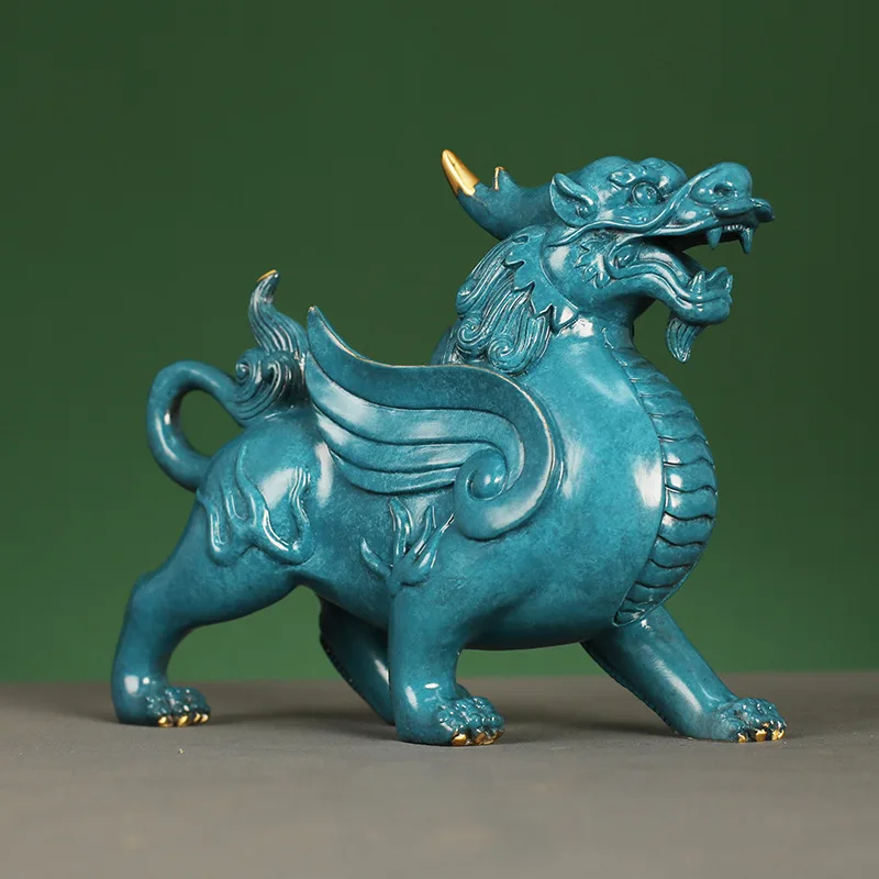 Manufacture multicolour brass wild new moving gift home decor handicraft treasure animal ornaments ornaments interior