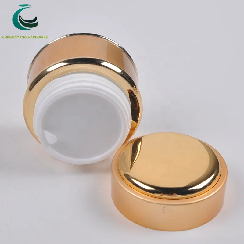 eco friendly 1oz 30g empty gold cheap cosmetic printing containers packaging aluminium body butter jar