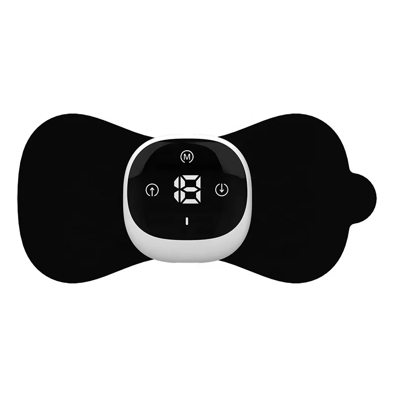 Portable EMS Tens Electric Pulse Treatment Mini Massager Neck Back Massage Sticker USB Electric Body Vibrating Massager