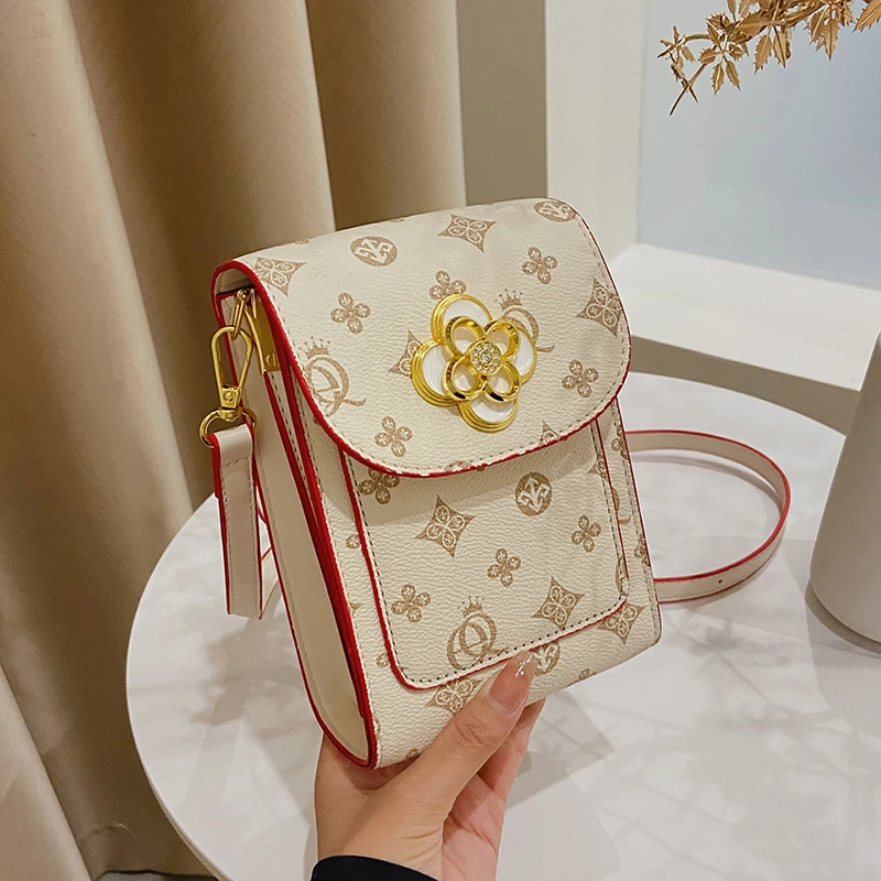 Hot sale Pu Leather Women Shoulder Handbag mini Sling Bags For kid Girls Shoulder  Wholesale Cell Phone Wallet messenger bag