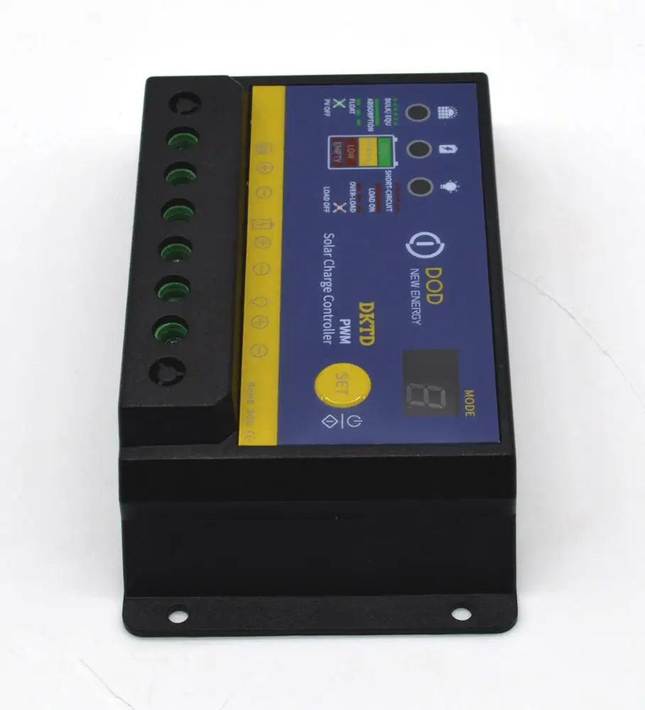 System charge controller PWM Charge LCD LED Display 12V 24V 48V 60V 5A 10A 20A 30A 10 Amp pwm Solar Charger Controller